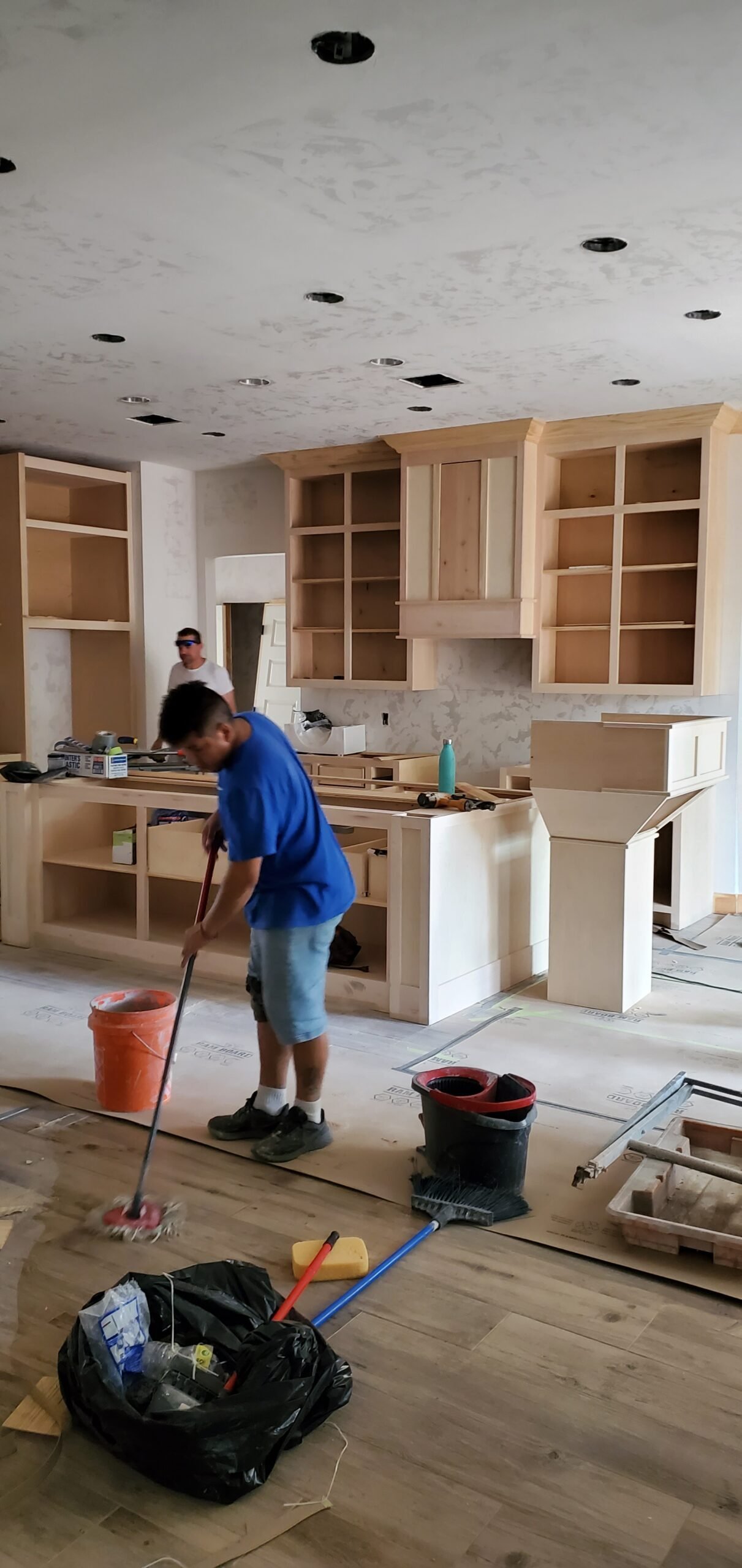 Drywall & Interior Work at the 2239 NW 34 custom family home project in Oklahoma City, photo 10