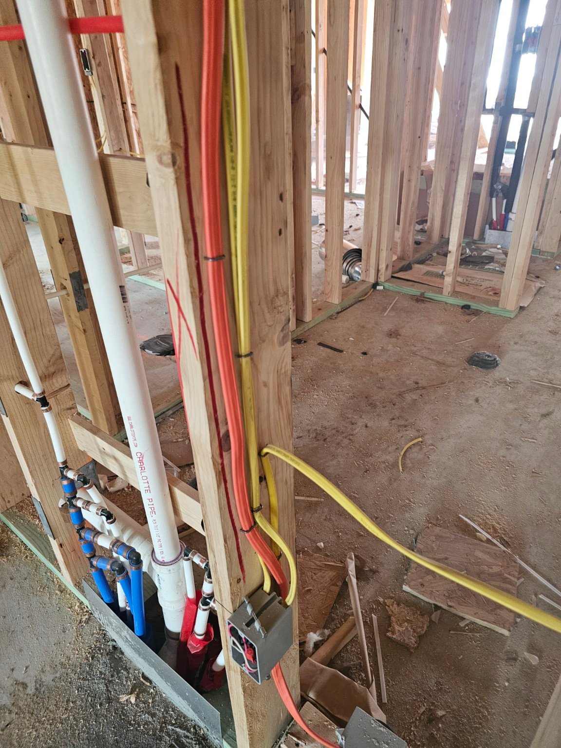 Mechanical systems installation at 2229 NW 34 ground-up construction project in Oklahoma City