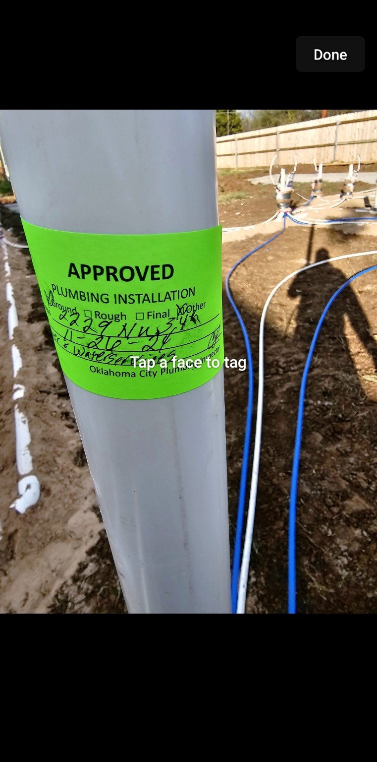 Electrical rough-in at 2229 NW 34 ground-up construction project in Oklahoma City