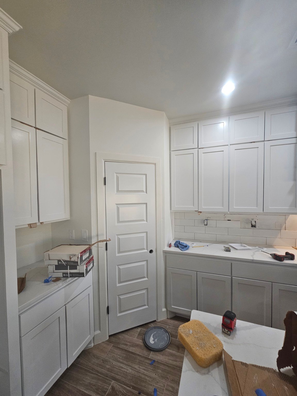 Interior finish progress at 2229 NW 34 ground-up construction project in Oklahoma City