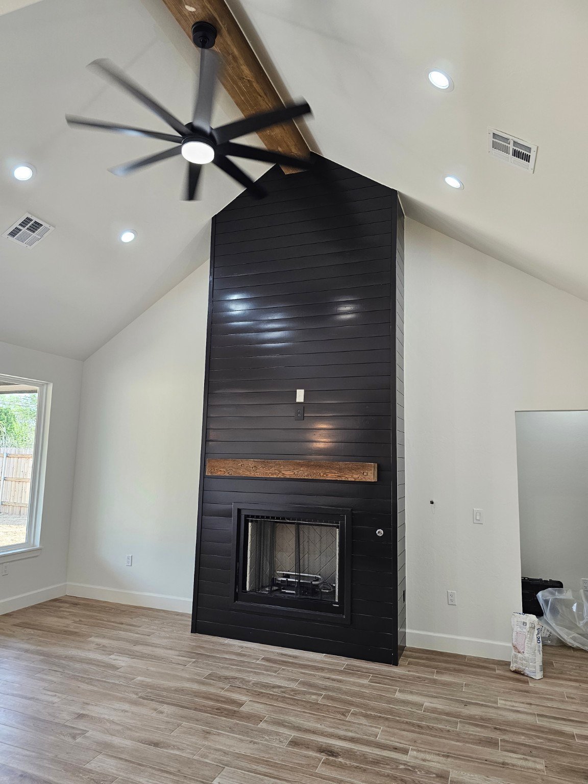 Interior living space at 2229 NW 34 ground-up construction project in Oklahoma City