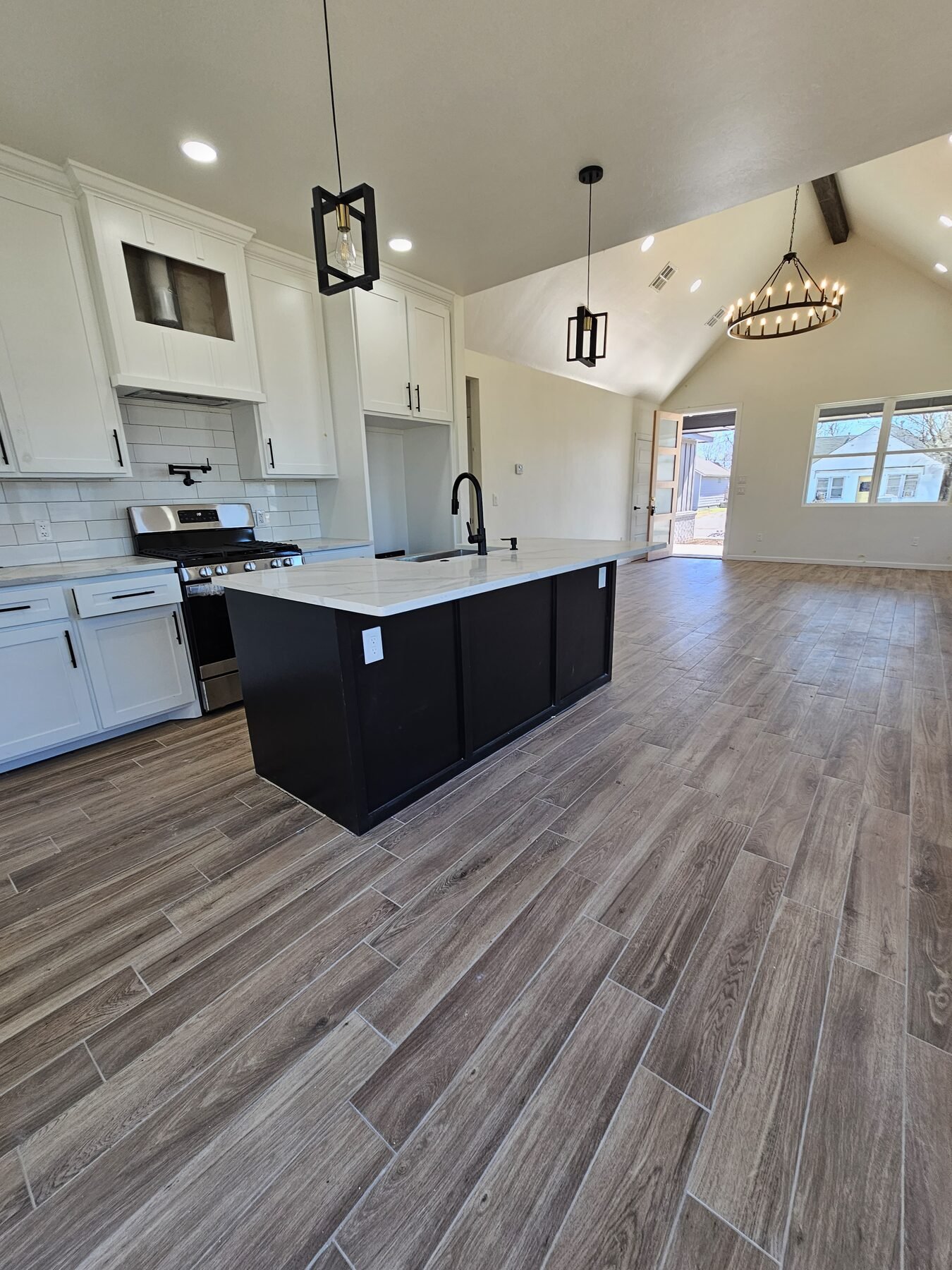 Completed interior living space at 2225 NW 34th